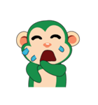 Funny Little Green Monkeys（個別スタンプ：31）