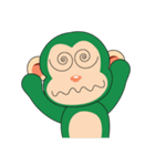 Funny Little Green Monkeys（個別スタンプ：36）