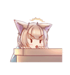 毛ブラシちゃん（個別スタンプ：4）
