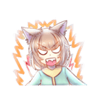 毛ブラシちゃん（個別スタンプ：9）