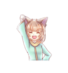 毛ブラシちゃん（個別スタンプ：11）
