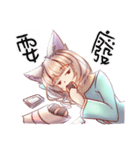 毛ブラシちゃん（個別スタンプ：16）