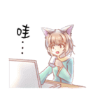 毛ブラシちゃん（個別スタンプ：27）