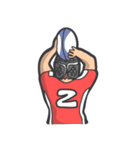 Rugby football（個別スタンプ：1）