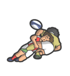 Rugby football（個別スタンプ：9）