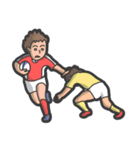 Rugby football（個別スタンプ：19）