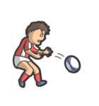 Rugby football（個別スタンプ：38）