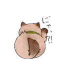 色鉛筆de招き猫（個別スタンプ：3）