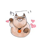 色鉛筆de招き猫（個別スタンプ：8）