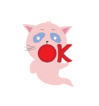 cute cute, spooky cat（個別スタンプ：13）