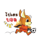 Little Bat Football Crazy（個別スタンプ：4）