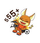 Little Bat Football Crazy（個別スタンプ：25）