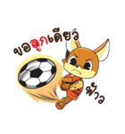 Little Bat Football Crazy（個別スタンプ：40）