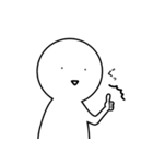 ホワイトヒューマンズ（個別スタンプ：3）