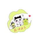 ネコと花のテーマ（個別スタンプ：8）