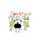 ネコと花のテーマ（個別スタンプ：10）