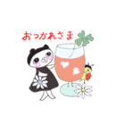 ネコと花のテーマ（個別スタンプ：14）