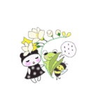 ネコと花のテーマ（個別スタンプ：17）