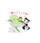 ネコと花のテーマ（個別スタンプ：28）