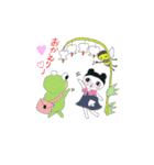 ネコと花のテーマ（個別スタンプ：36）