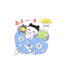 ネコと花のテーマ（個別スタンプ：39）