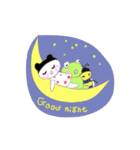 ネコと花のテーマ（個別スタンプ：40）