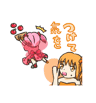 フラワーフェアリーガールズ（個別スタンプ：8）