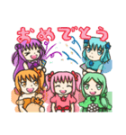 フラワーフェアリーガールズ（個別スタンプ：40）