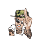 Tattoo ＆ The Gang (Body Art)（個別スタンプ：3）
