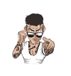 Tattoo ＆ The Gang (Body Art)（個別スタンプ：7）