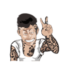 Tattoo ＆ The Gang (Body Art)（個別スタンプ：10）