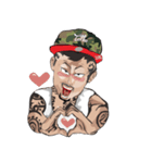 Tattoo ＆ The Gang (Body Art)（個別スタンプ：20）