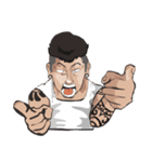 Tattoo ＆ The Gang (Body Art)（個別スタンプ：25）