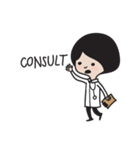 Bobbed Hair Doctor（個別スタンプ：34）