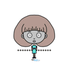 Brighteyes girl（個別スタンプ：21）