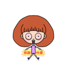Brighteyes girl（個別スタンプ：28）