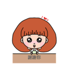 Brighteyes girl（個別スタンプ：32）