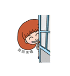 Brighteyes girl（個別スタンプ：36）