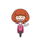 Brighteyes girl（個別スタンプ：38）