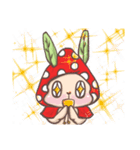 Strawberry matcha bunny's life（個別スタンプ：15）