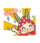 Strawberry matcha bunny's life（個別スタンプ：20）