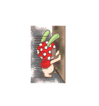 Strawberry matcha bunny's life（個別スタンプ：21）