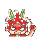 Strawberry matcha bunny's life（個別スタンプ：34）