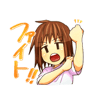 ジト目の女の子（個別スタンプ：8）