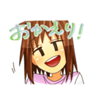 ジト目の女の子（個別スタンプ：10）
