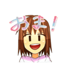 ジト目の女の子（個別スタンプ：15）