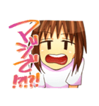 ジト目の女の子（個別スタンプ：22）