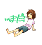ジト目の女の子（個別スタンプ：30）