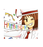 ジト目の女の子（個別スタンプ：31）