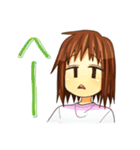 ジト目の女の子（個別スタンプ：32）